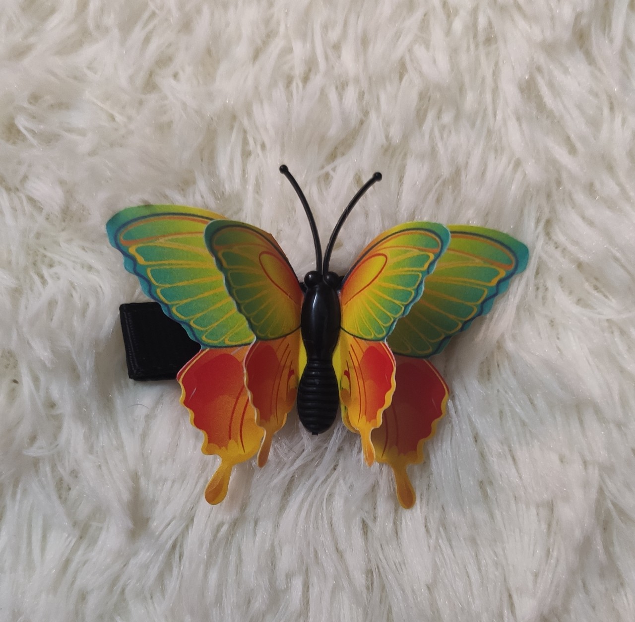 Kẹp handmade bướm nổi 2 lớp 3D