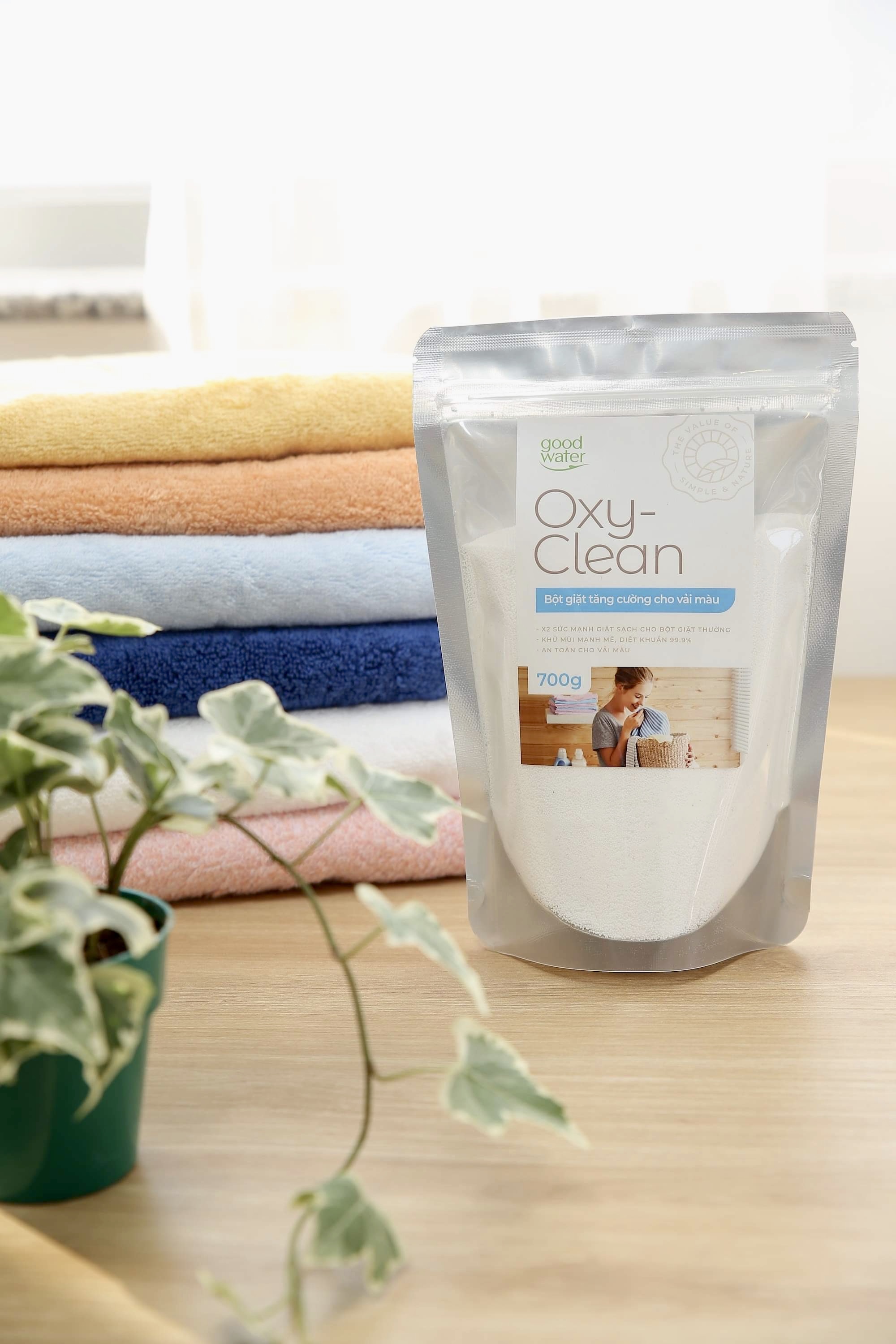 Bột giặt tăng cường Oxy-Clean 300g