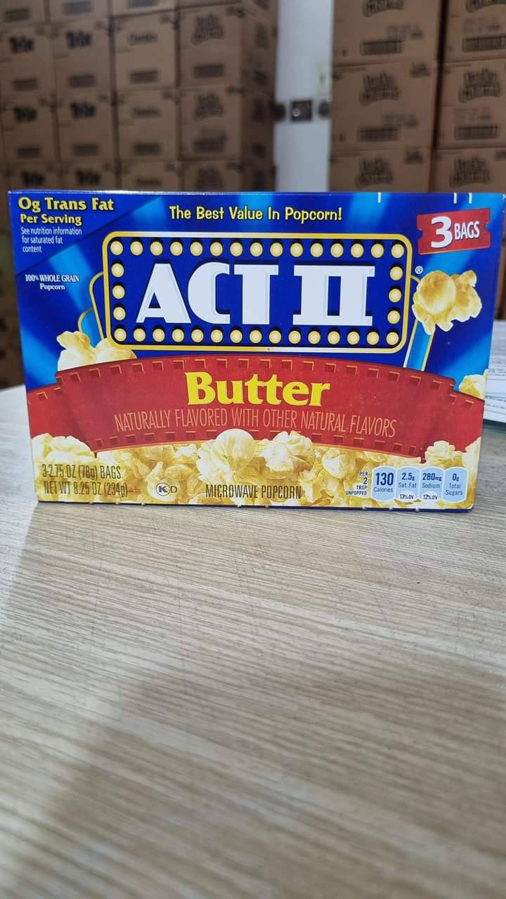 Bắp nổ  ACT II - Butter 3 gói 78