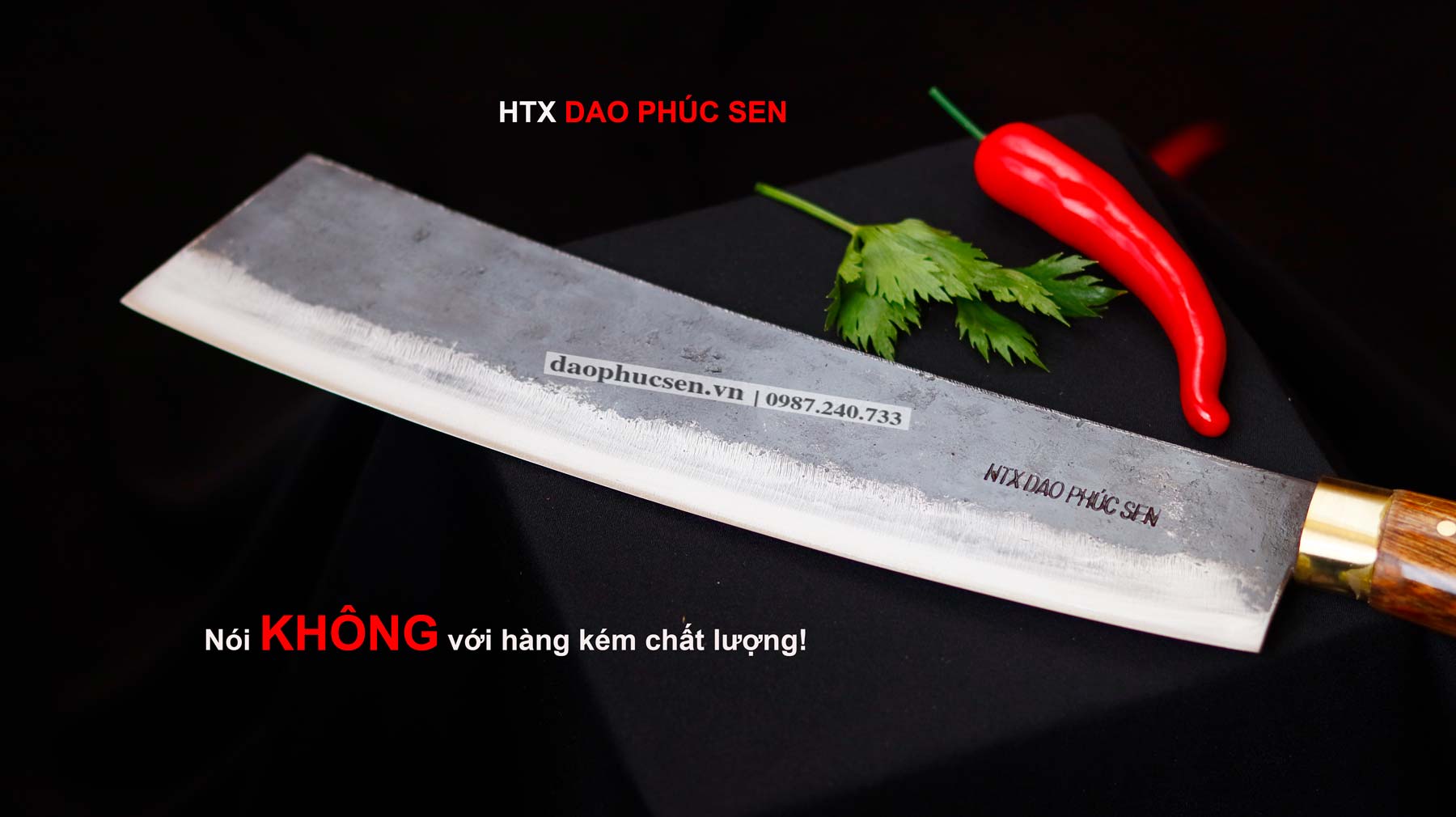 Dao pha chặt tông chặt gà mới phúc sen