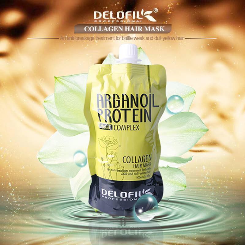 [HCM]Hấp dầu Delofil Arganoil Protein siêu mượt 500ml