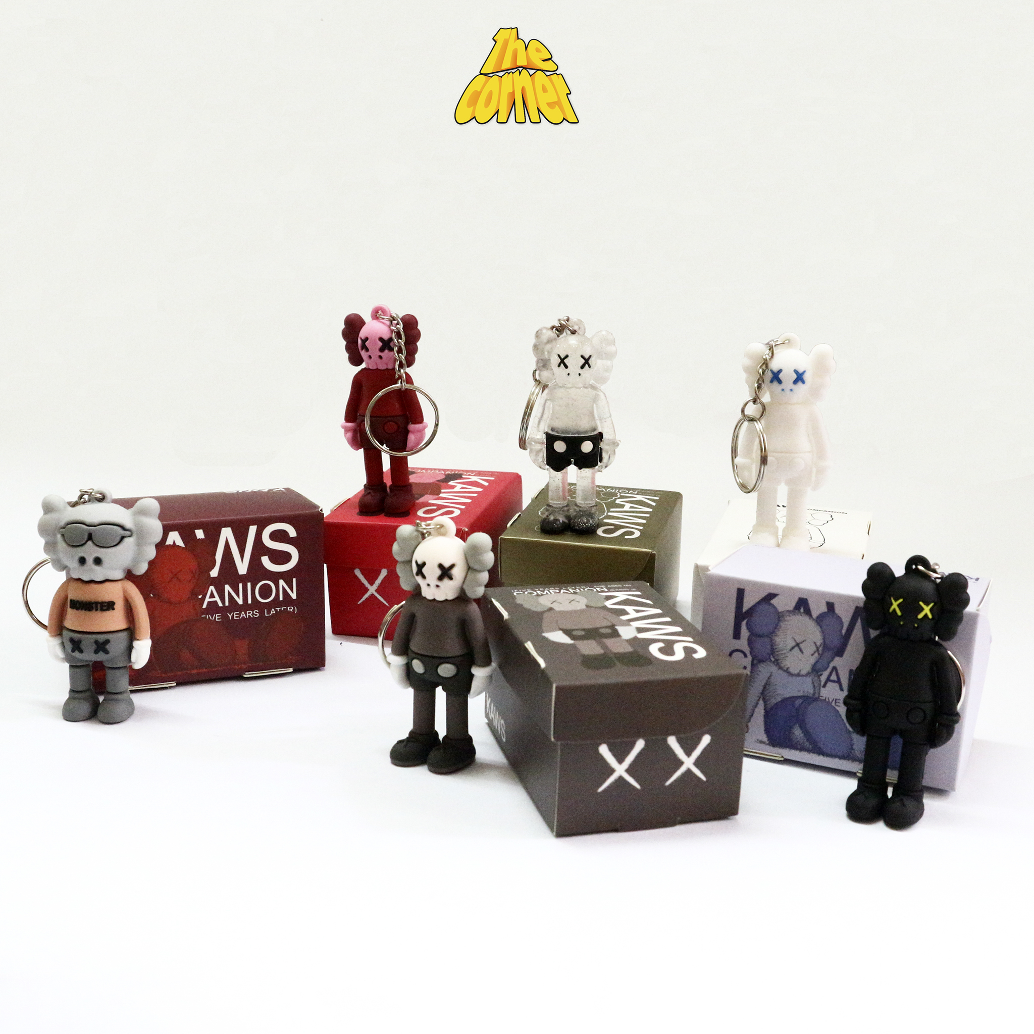 Móc khóa hoạt hình KAWS [Full Box]