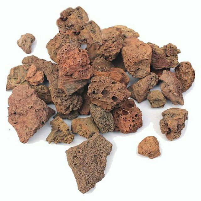 [Vật Liệu Lọc] 1kg Đá Nham Thạch (Đá Scoria) Viên Trung - Vật Liệu Lọc Nham Thạch Size Trung Tái sử dụng được
