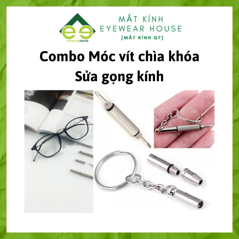 Móc vít chìa khóa sửa gọng kính