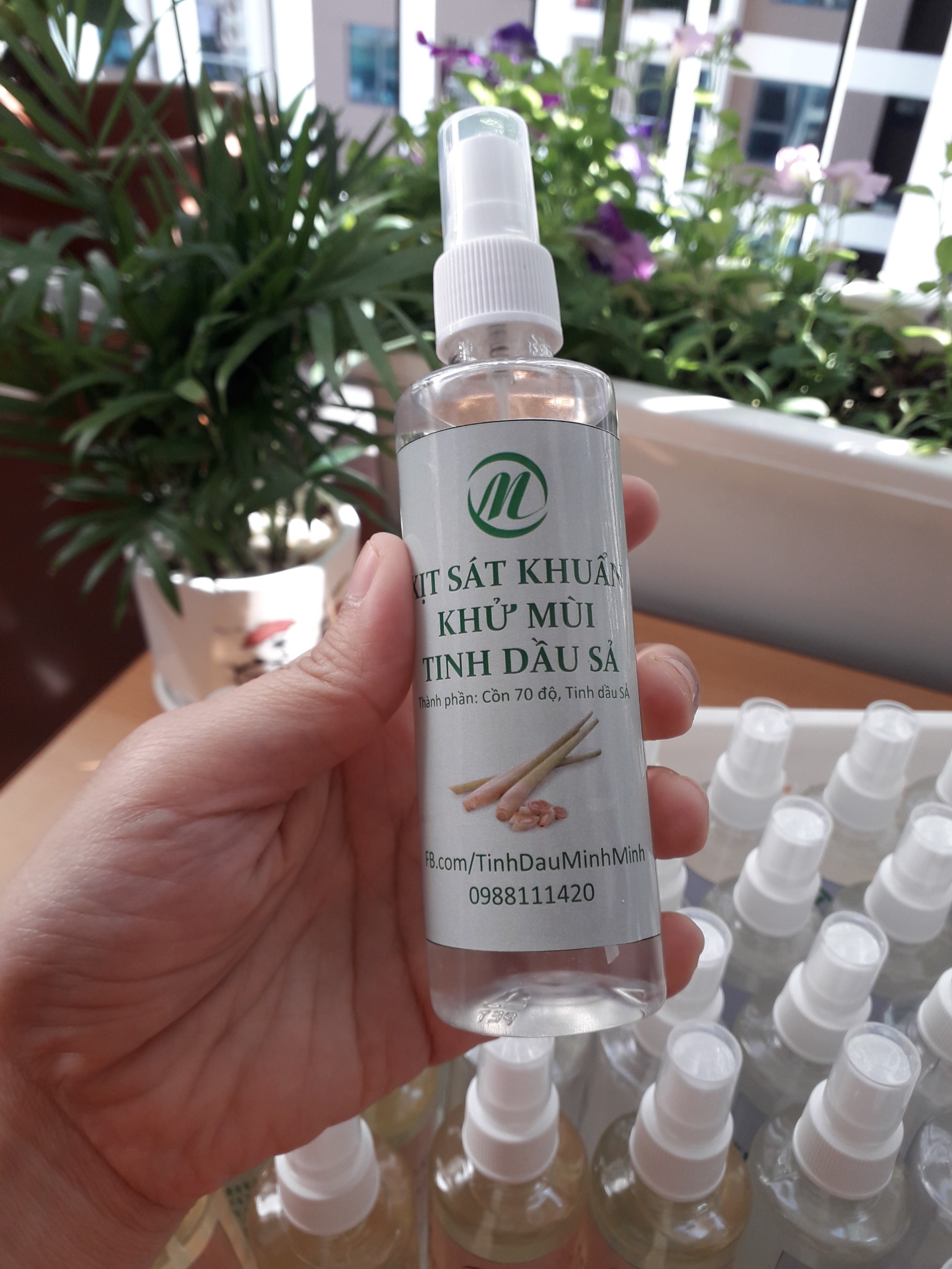 Xịt sát khuẩn khử mùi tinh dầu Quế