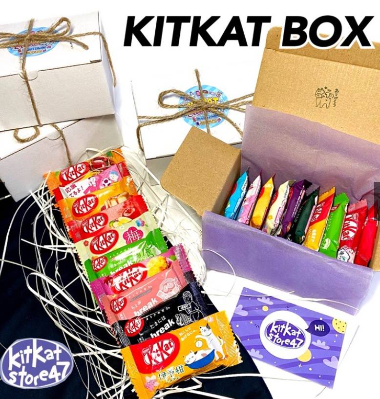 Hộp kitkat box 10 vị siêu lạ & ngon