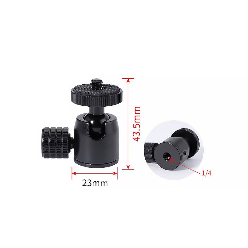 BALL HEAD MINI GẮN CHÂN MÁY ẢNH CRWJ