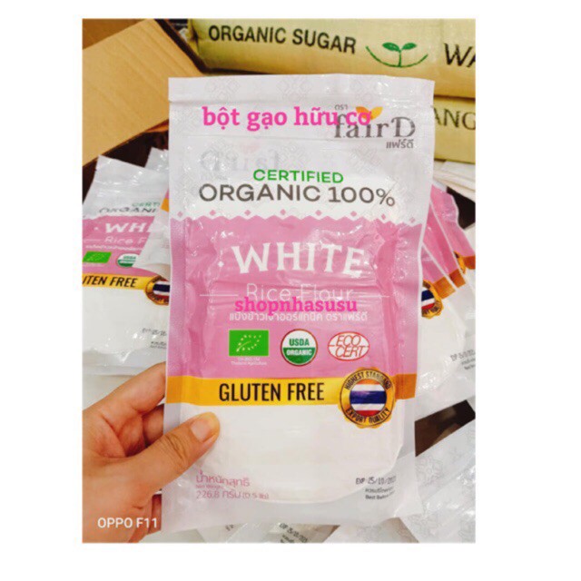 Bột gạo hữu cơ Thái Lan-Nguyên gói