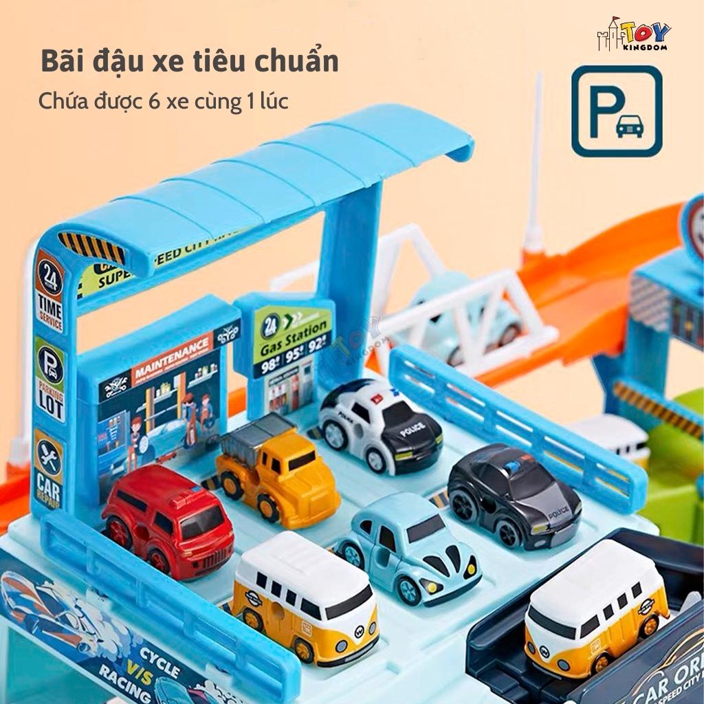 Bộ Đồ Chơi Lắp Ráp Nhà Để Xe Ô Tô Cho Bé