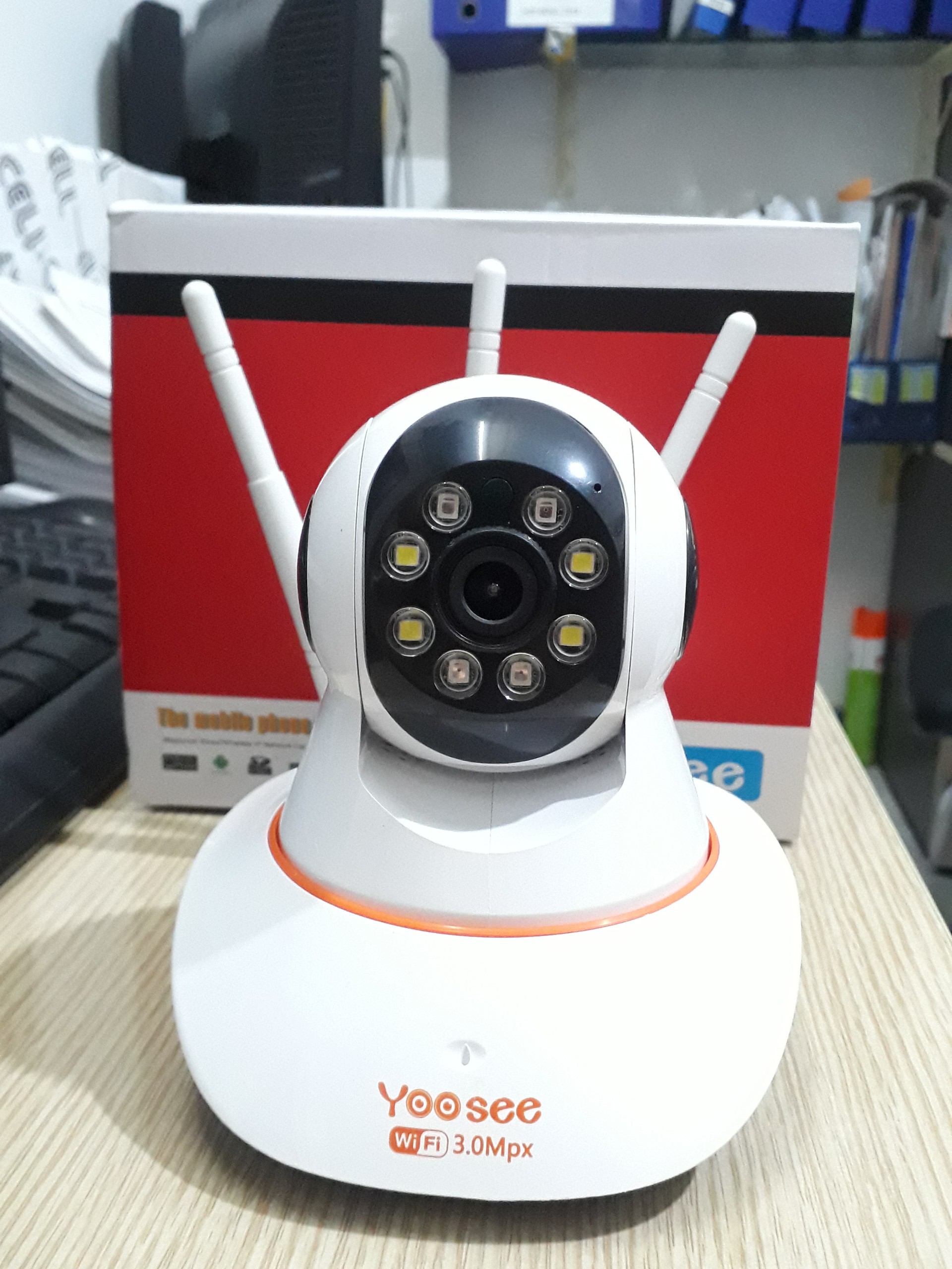 Camera Yoosee 3 Râu 8Led - Full HD - Xem Đêm Có Màu