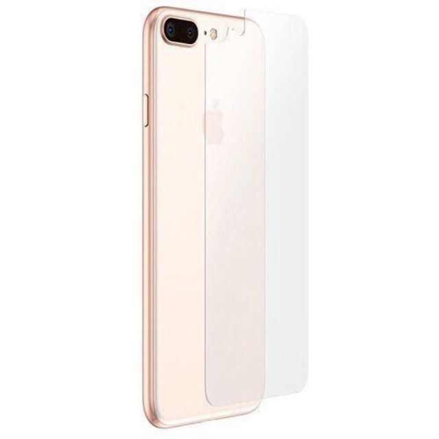 Kính Cường Lực 9H Mặt Sau Iphone 7 Plus / 8 Plus ( Trong Suốt)