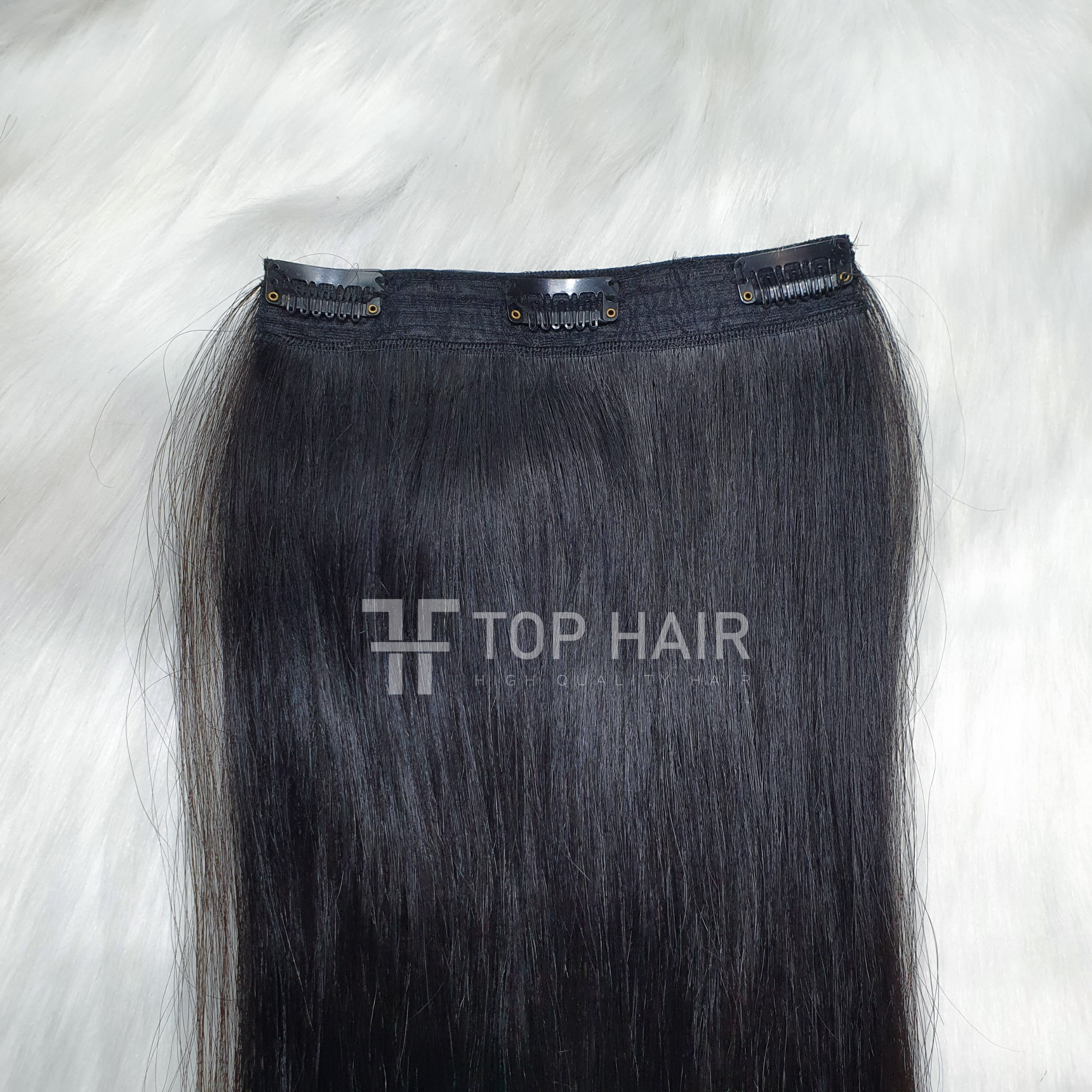 Kẹp phím lẻ / kẹp dải 100% tóc thật dài 40 50 60cm