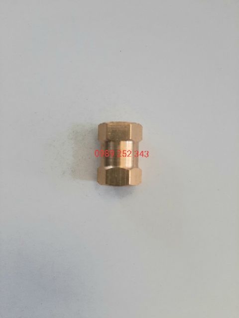 Nối thau 2 đầu ren trong 9.6mm .