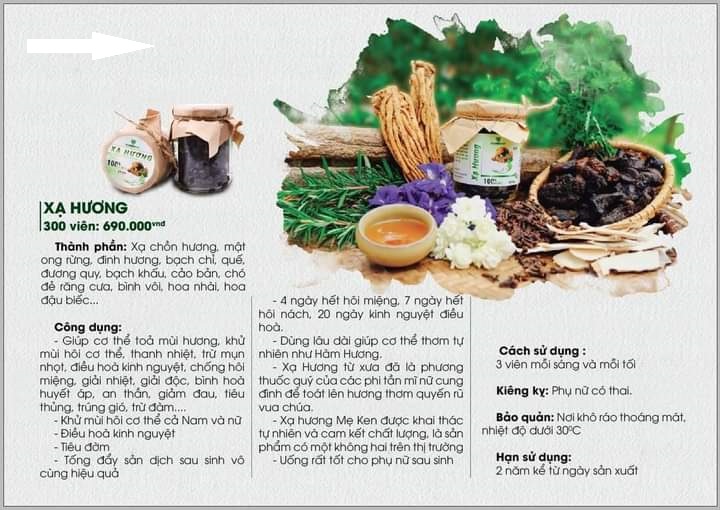 VIÊN XẠ HƯƠNG MẸ KEN (Hộp 300 viên)