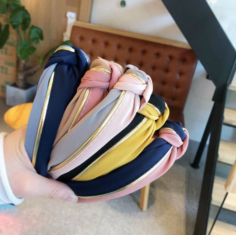 Cài tóc turban cài tóc nữ cài tóc thời trang bờm tóc nhiều màu