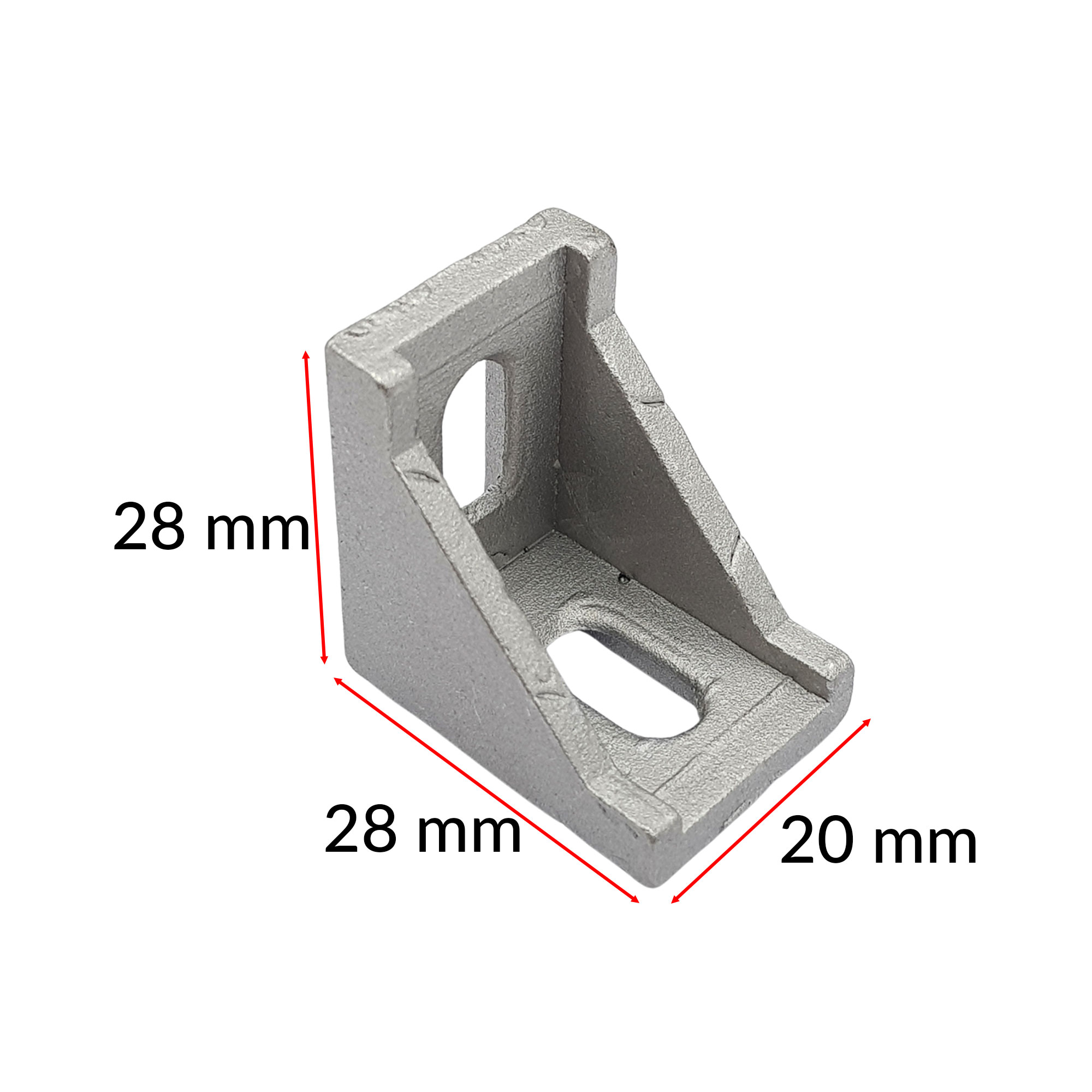 Bộ 2 Ke góc nhôm định hình 20mm