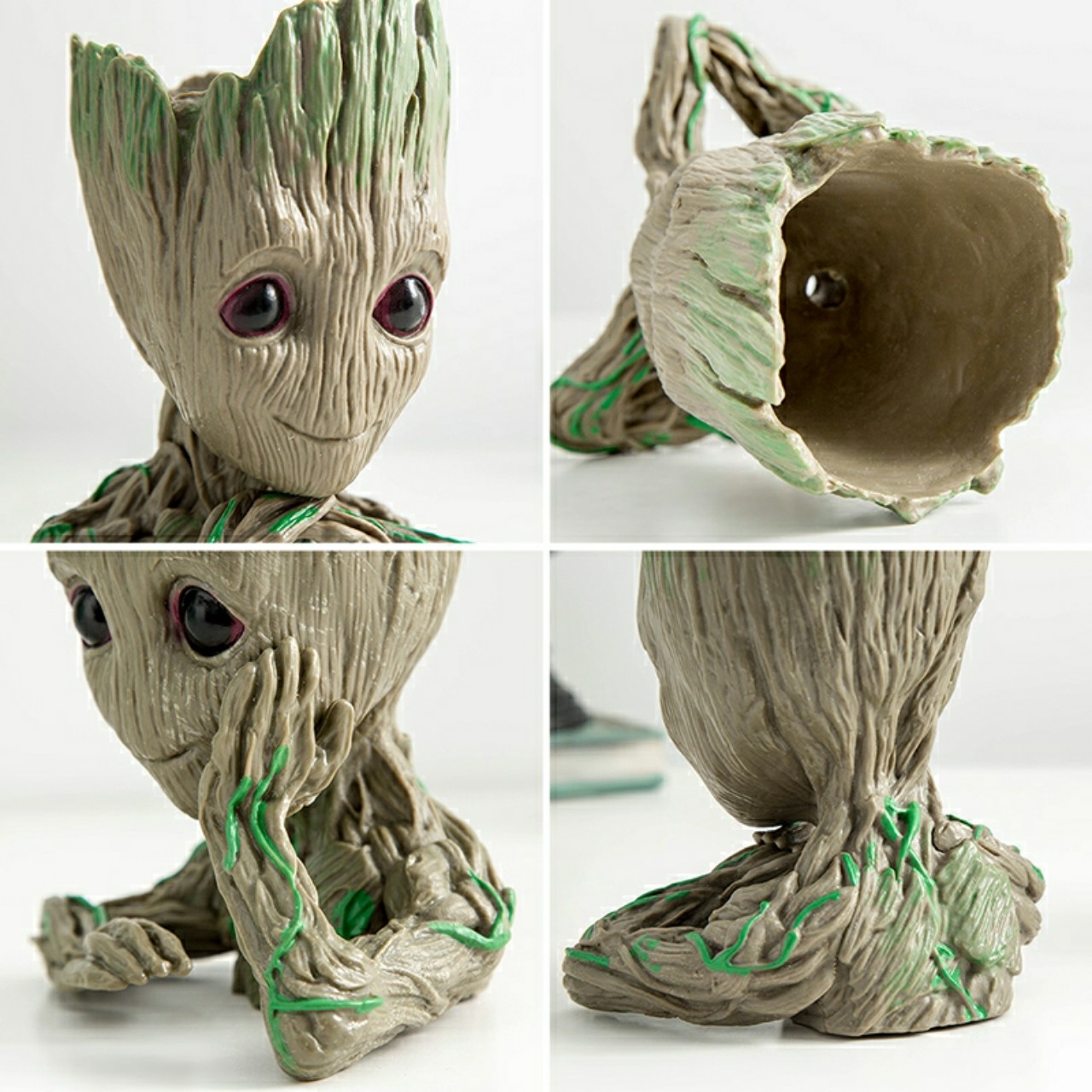 [RẺ VÔ ĐỊCH] CHẬU CÂY Groot kiêm hộp bút bằng nhựa cao cấp PVC Marvel Mô hình đồ chơi GROOT