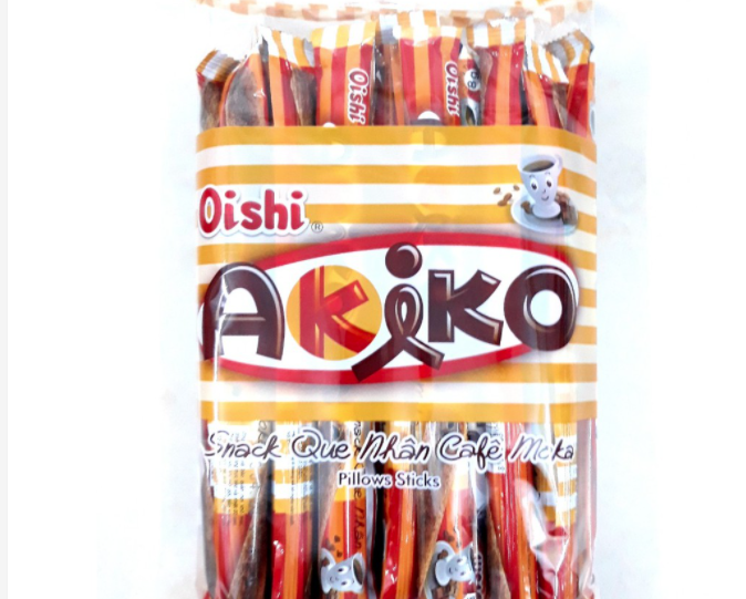 Bánh Snack Que Akiko Oishi Vị  Cà Phê 160g