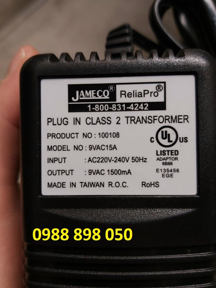 Adaptor Nguồn 9VAC Cho Phơ RP355 Digitech
