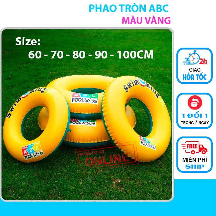 Phao bơi tròn cao cấp swing ring 70cm