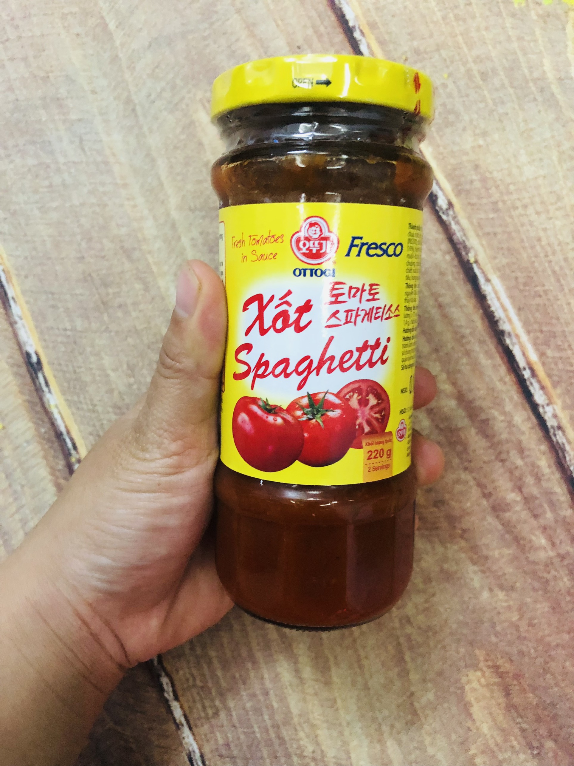 Sốt cà chua nấu mì ý Ottogi hũ 220G