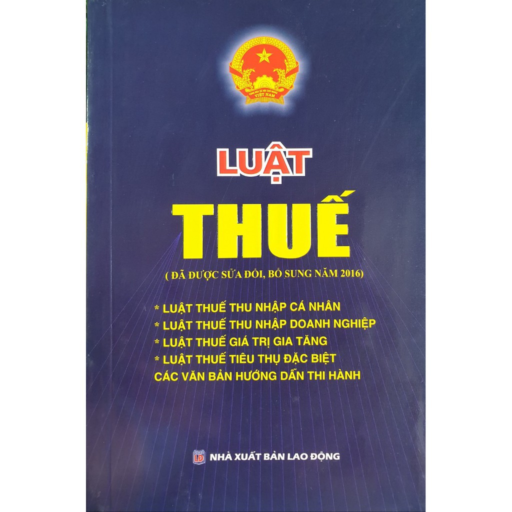 Cuốn sách Luật Thuế (Bìa mềm) (Tái bản)