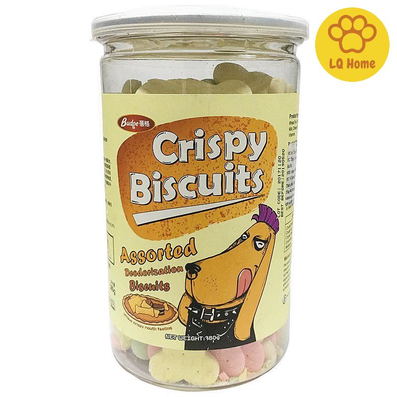 Bánh thưởng Crispy Biscuits cho chó - Hộp 380g
