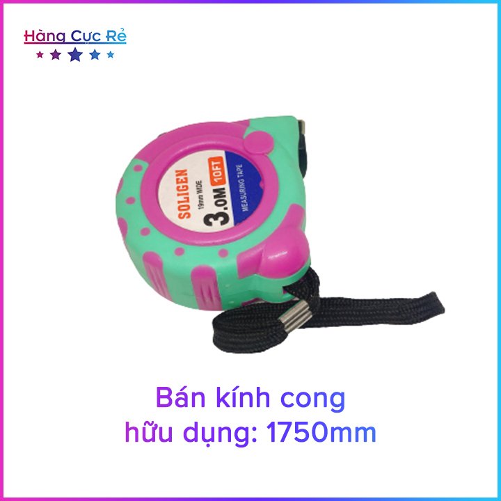 Thước Đo Dây Rút Cuộn 3m Tiện Lợi