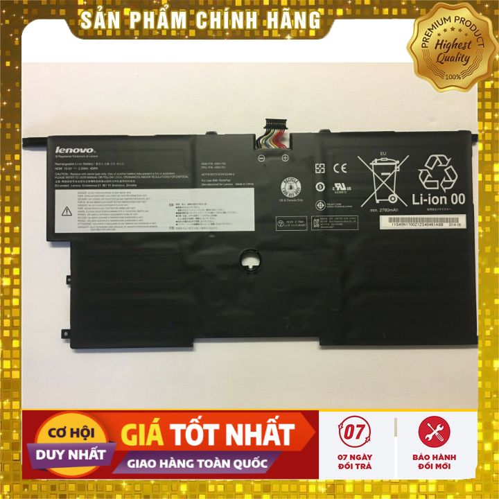 Pin lenovo thinkpad x1 carbon gen 2 zin - pin zin bảo hành 6 tháng lỗi đổi mới