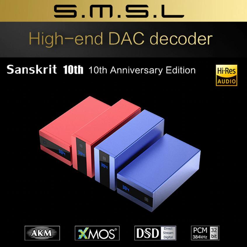 SMSL Sanskrit 10th HiFi Digital USB DAC Decoder AK4490