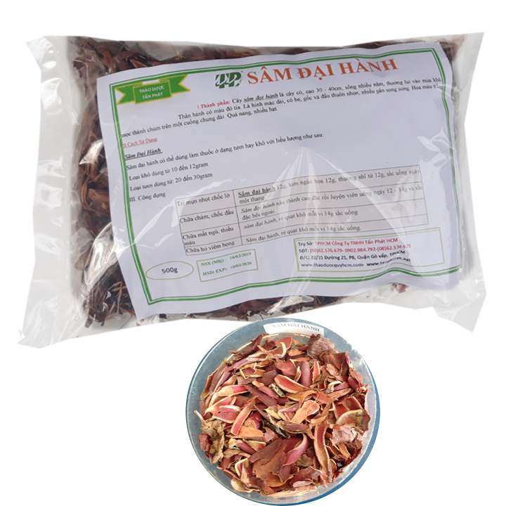 Sâm đại hành sấy khô 500g, Thơm, Sạch, Trà sâm đại hành khô bổ máu, Điều hòa khí huyết, Giảm đau đầu mệt mỏi - Tấn Phát