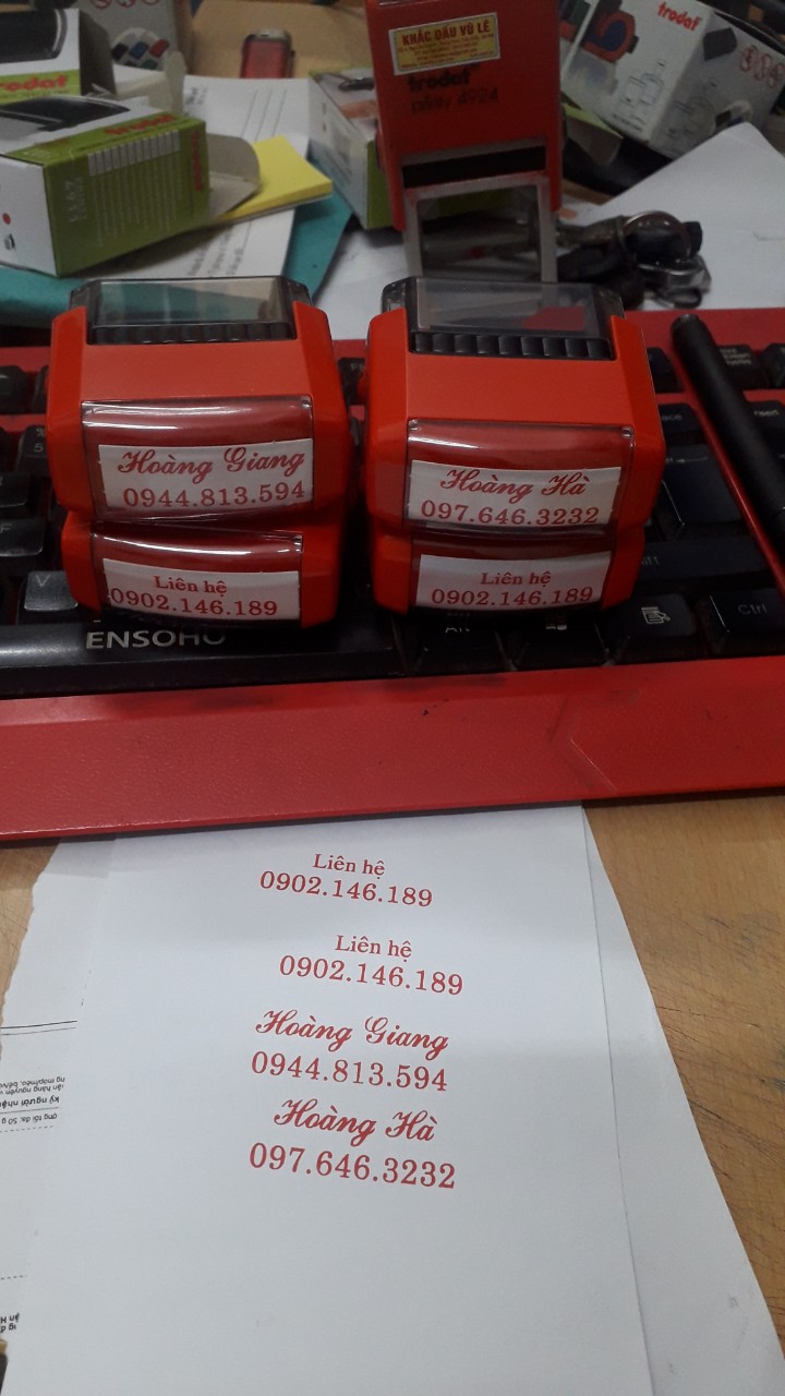 Khắc dấu tên 1-2 dòng Trodat 4911