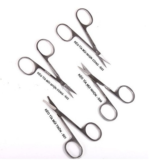 [CHÍNH HÃNG] Kéo Tỉa Mũi Cong Vacosi Curved Scissors S02