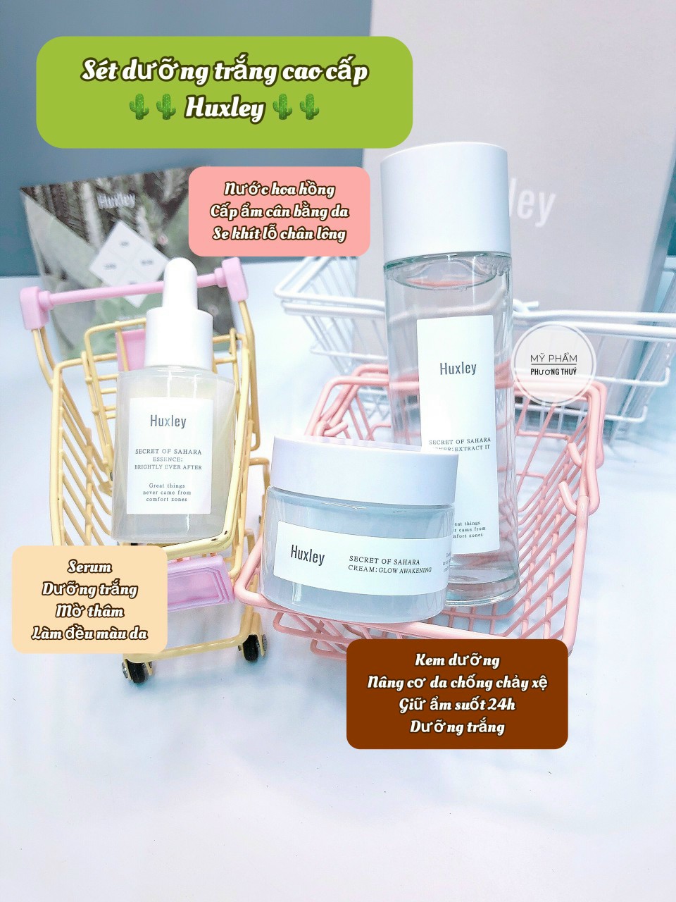 SET DƯỠNG DA HUXLEY