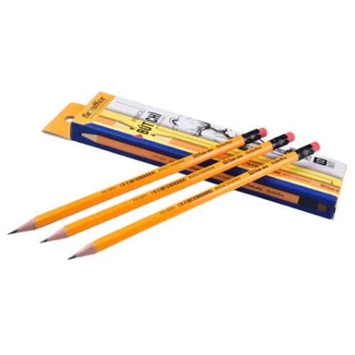 Hộp 12 bút chì gỗ hb flexoffice fo-gp01-hb - cái