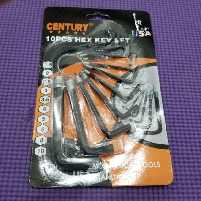 Bộ Lục Giác Xòe 8 cây 10 cây Century cao cấp