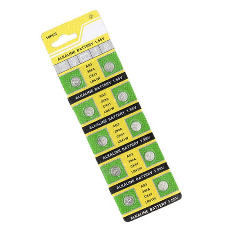 Vỉ 10 viên pin cúc áo LR41 AG3