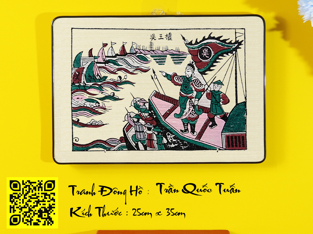Dong Ho folk painting Tran Quoc Tuan