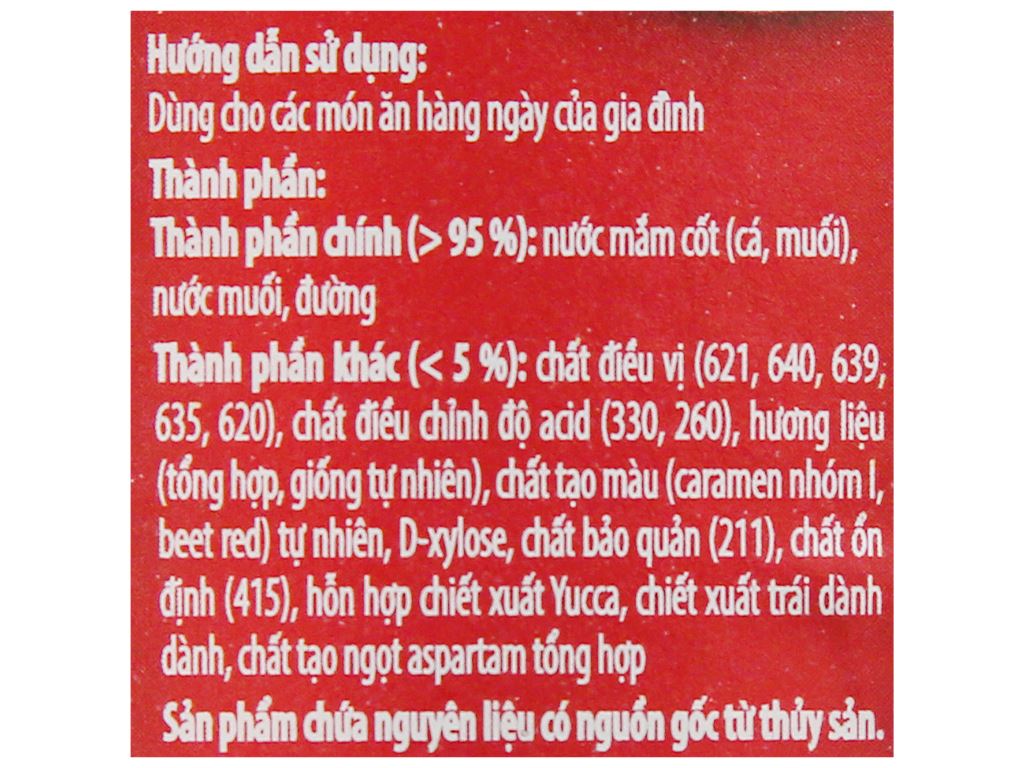 Nước mắm cá cơm Nam Ngư chai 750ml