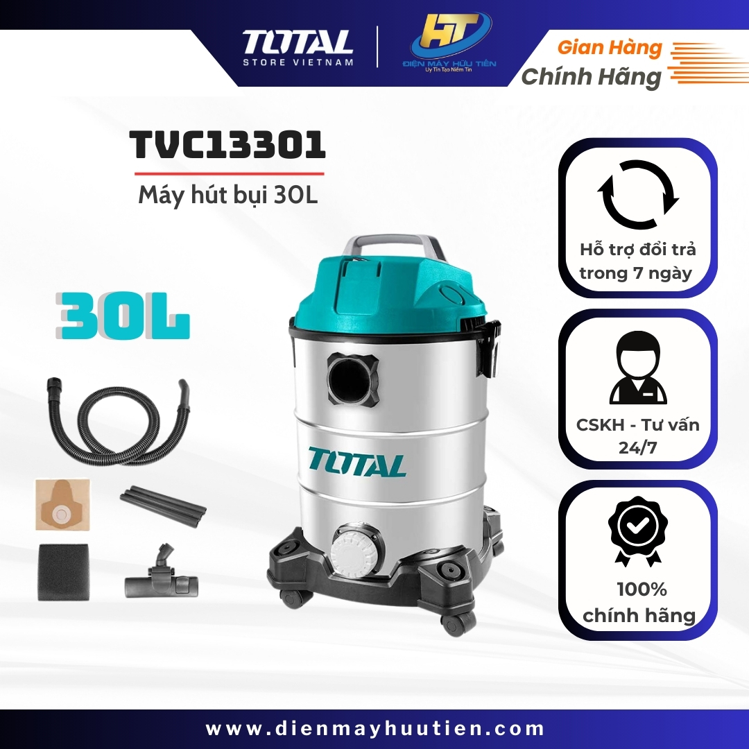 Máy hút bụi 30L TVC13301