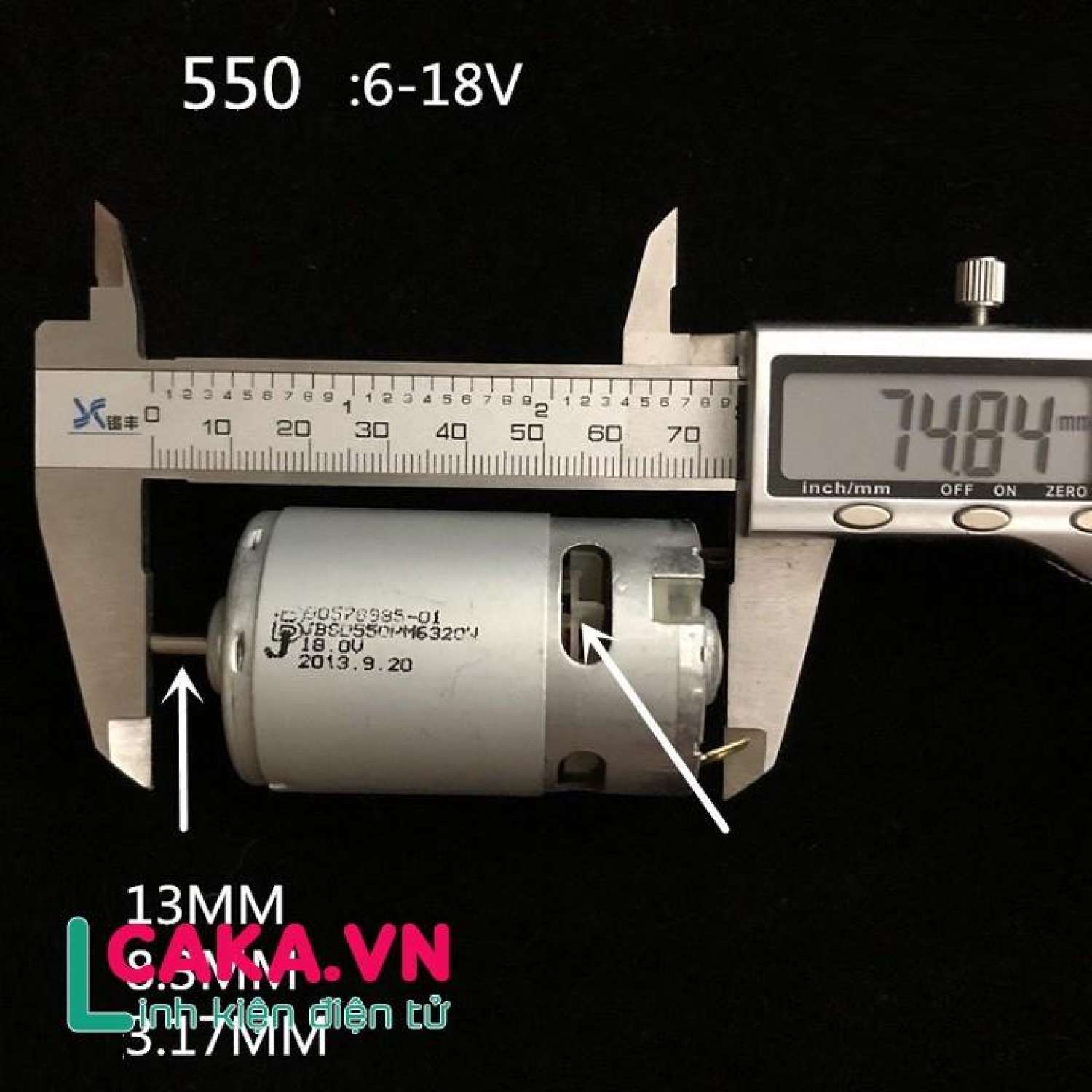 Motor 550 12V 18V 21V , Motor DC RS550