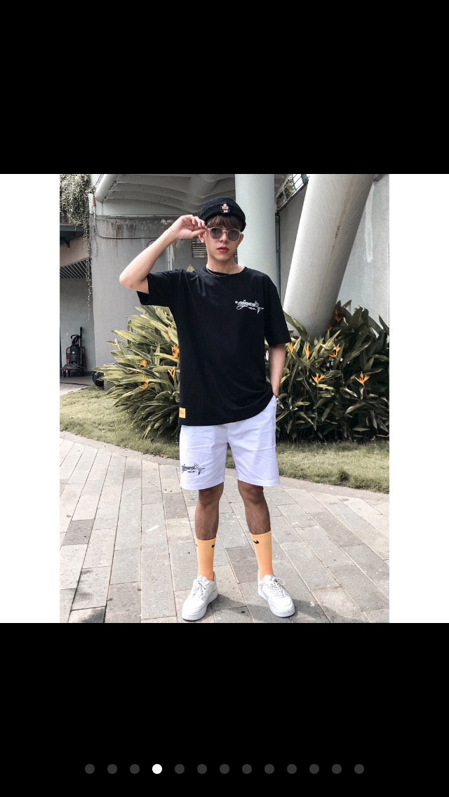 Quần Short Kaki Levant Graffiti Unisex
