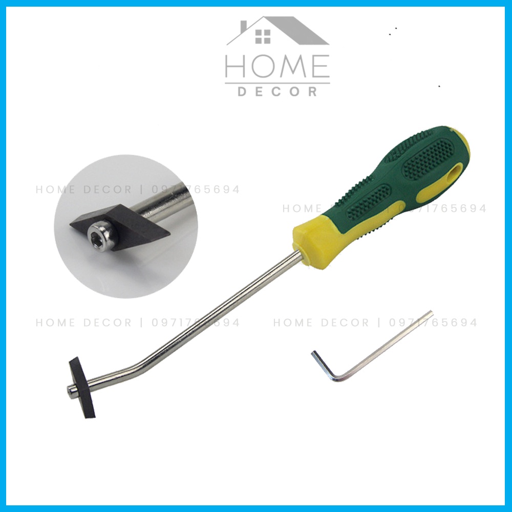 Tua vít cạo ron gạch ( cạo mạch gạch), dụng cụ cạy mạch cũ