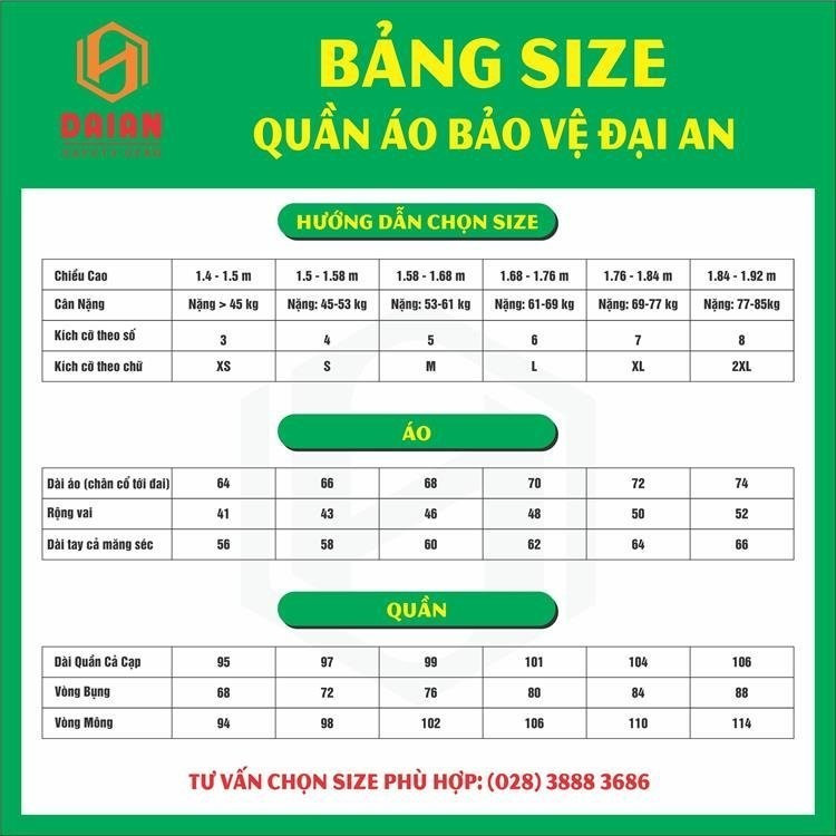 áo bảo vệ /đồng phục bảo vệ (áo bảo vệ kate for cao cấp)