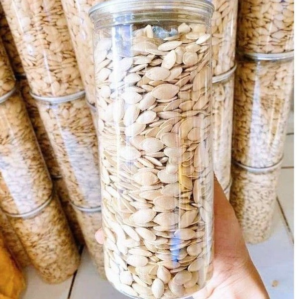 Hạt bí (trắng- rang tay) {Khối lượng tịnh, không tính bao bì}