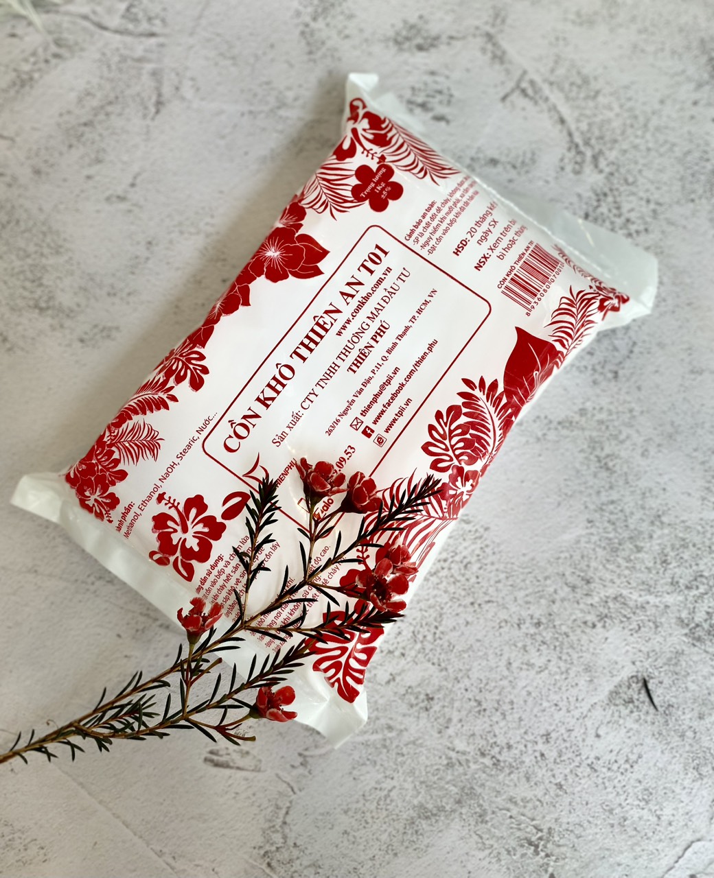 Cồn khô thiên an loại 1- t01- gói 1kg