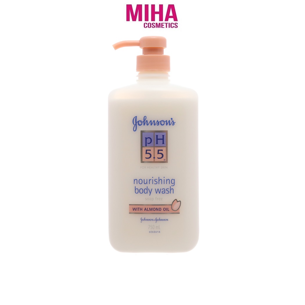 Sữa tắm ph 5.5 johnson hạnh nhân 750ml malaysia