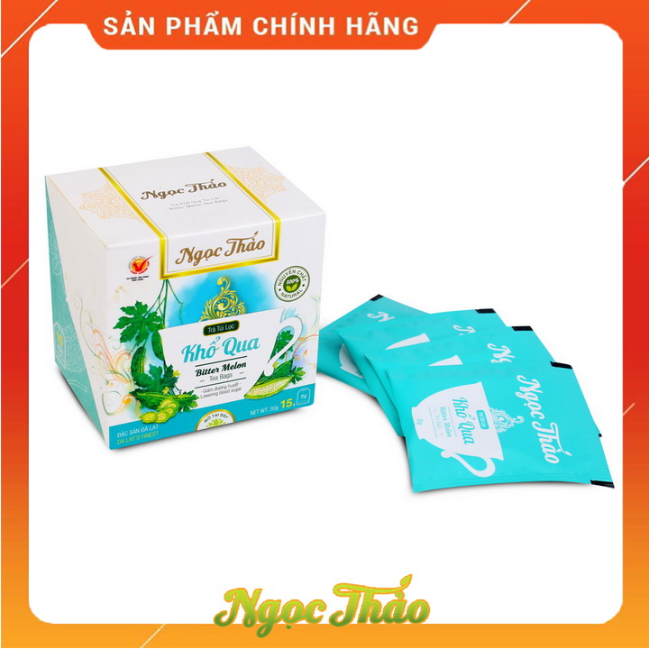 Hộp trà Khổ qua 15 túi lọc Ngọc Thảo