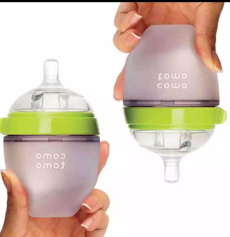 Bình sữa comotomo 150ml núm 1 tia siêu mềm dành từ 0 tháng tuổi