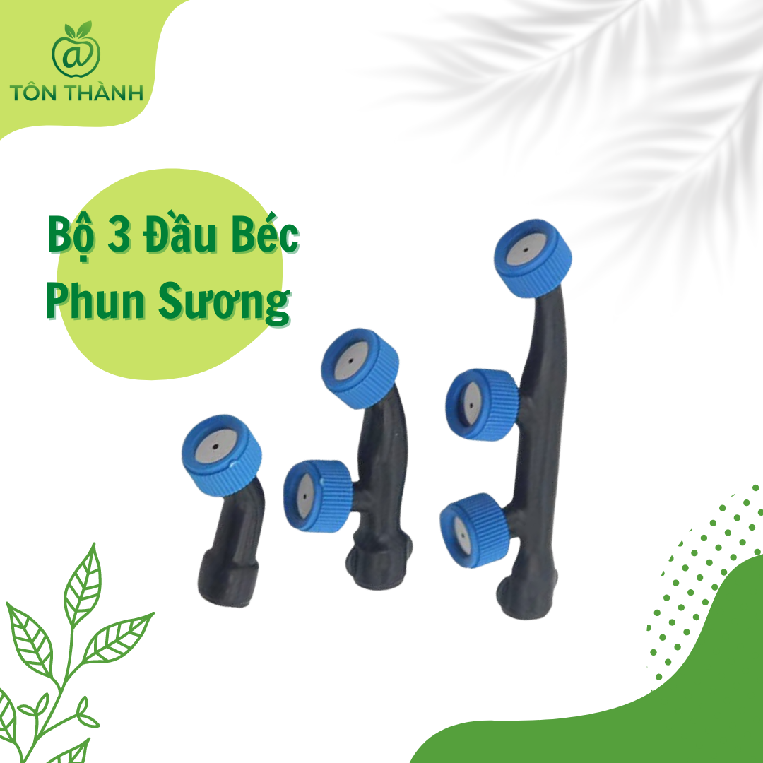 ĐẦU BÉC PHUN SƯƠNG TƯỚI CÂY, PHUN RUỘNG LÚA, CÂY TRỒNG, ... ( PHỤ KIỆN THAY THẾ BÌNH XỊT, BÌNH ĐIỆN )